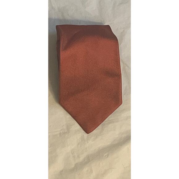 Zadi Andrew's Ties Orange/Brown Silk Made in Italy Necktie - Picture 11 of 12